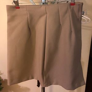Byer Too tan mini skirt